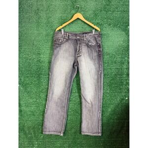 AXEL RELAXED STRAIGHT Men's Jeans W36 L32 Dark Wash Denim Pants